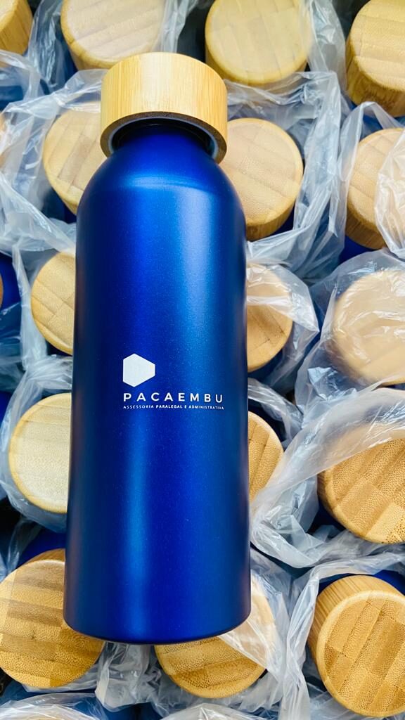 Garrafa térmica personalizada Pacaembu Assessoria